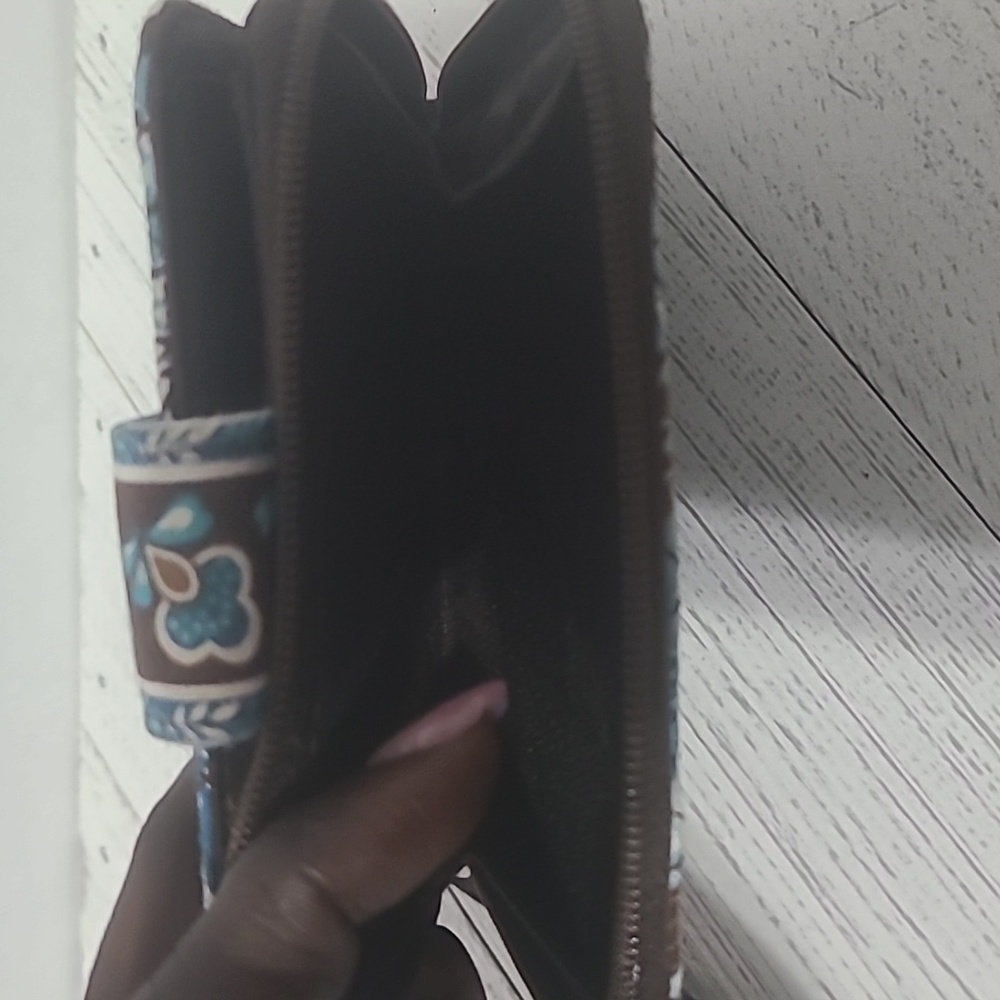 Vera Bradley Java Blue Wallet - Picture 5 of 5